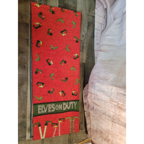 Table runner Elves on duty xmas decor - Picture 4 of 4